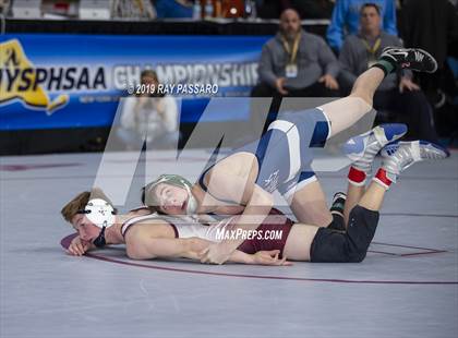 Thumbnail 1 in NYSPHSAA Wrestling Championships (Round 1) photogallery.