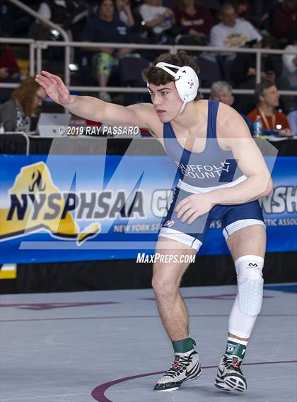 Thumbnail 1 in NYSPHSAA Wrestling Championships (Round 1) photogallery.