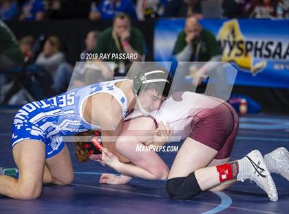 Thumbnail 1 in NYSPHSAA Wrestling Championships (Round 1) photogallery.