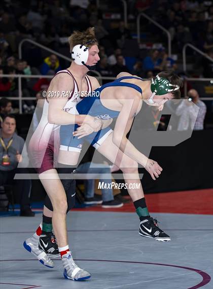 Thumbnail 1 in NYSPHSAA Wrestling Championships (Round 1) photogallery.