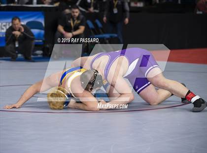 Thumbnail 1 in NYSPHSAA Wrestling Championships (Round 1) photogallery.