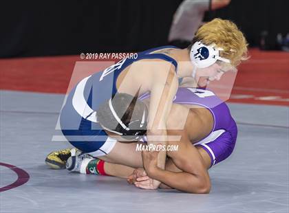 Thumbnail 1 in NYSPHSAA Wrestling Championships (Round 1) photogallery.