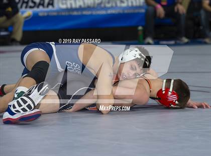 Thumbnail 1 in NYSPHSAA Wrestling Championships (Round 1) photogallery.