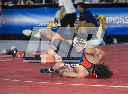 Thumbnail 1 in NYSPHSAA Wrestling Championships (Round 1) photogallery.
