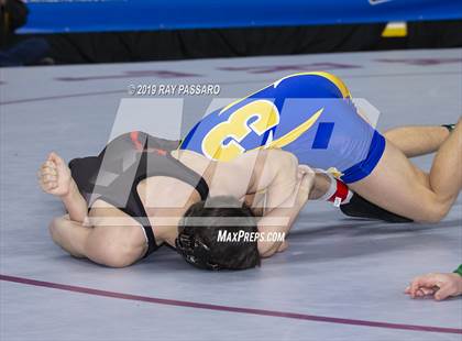 Thumbnail 1 in NYSPHSAA Wrestling Championships (Round 1) photogallery.