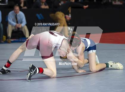 Thumbnail 1 in NYSPHSAA Wrestling Championships (Round 1) photogallery.