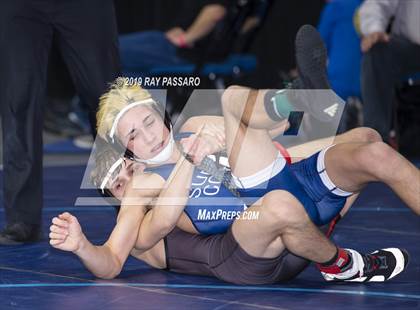 Thumbnail 1 in NYSPHSAA Wrestling Championships (Round 1) photogallery.