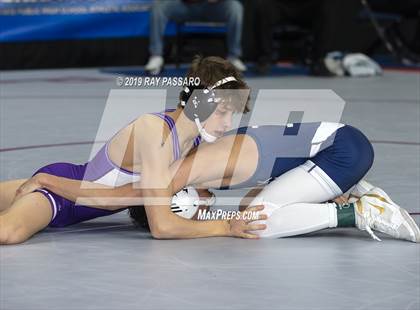 Thumbnail 1 in NYSPHSAA Wrestling Championships (Round 1) photogallery.