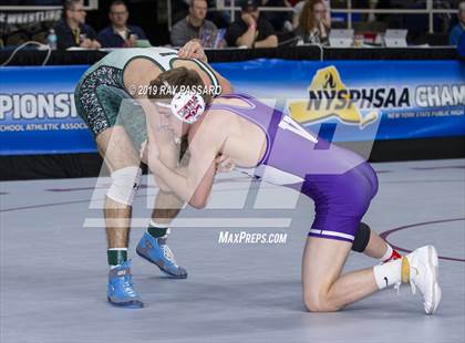 Thumbnail 1 in NYSPHSAA Wrestling Championships (Round 1) photogallery.