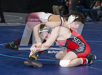 Thumbnail 1 in NYSPHSAA Wrestling Championships (Round 1) photogallery.