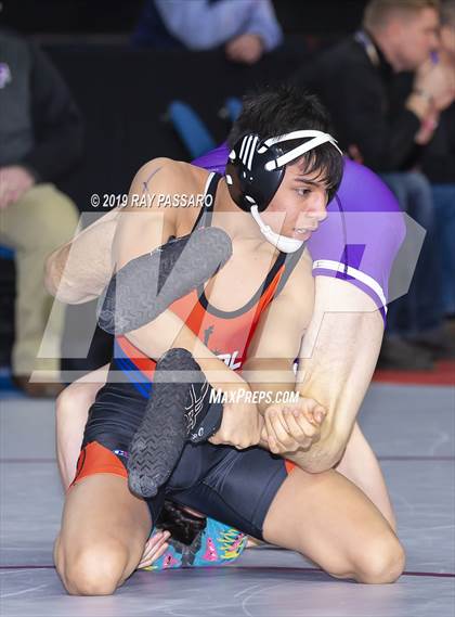 Thumbnail 1 in NYSPHSAA Wrestling Championships (Round 1) photogallery.