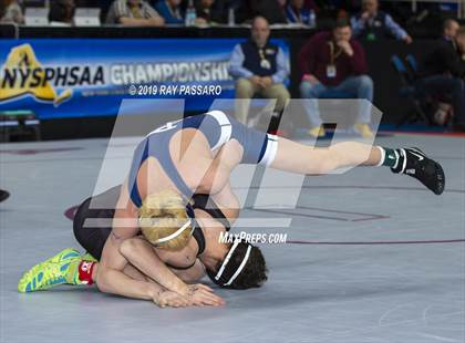 Thumbnail 1 in NYSPHSAA Wrestling Championships (Round 1) photogallery.