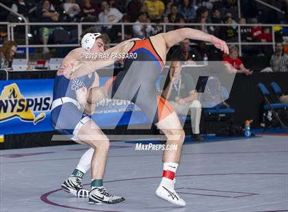 Thumbnail 1 in NYSPHSAA Wrestling Championships (Round 1) photogallery.