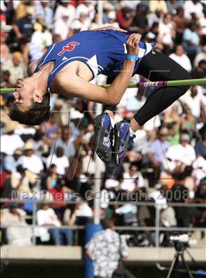 Thumbnail 3 in CIF State Championships (Boys High Jump - Final) photogallery.