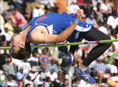 Thumbnail 3 in CIF State Championships (Boys High Jump - Final) photogallery.