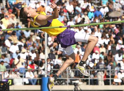 Thumbnail 2 in CIF State Championships (Boys High Jump - Final) photogallery.