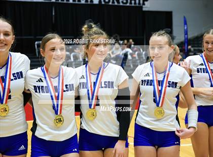 Thumbnail 2 in Byron Nelson vs. Dawson (UIL 6A D1 Volleyball Final Medal Ceremony) photogallery.