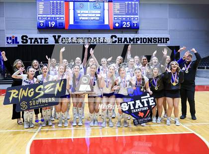 Thumbnail 1 in Byron Nelson vs. Dawson (UIL 6A D1 Volleyball Final Medal Ceremony) photogallery.