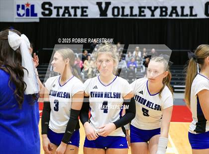 Thumbnail 2 in Byron Nelson vs. Dawson (UIL 6A D1 Volleyball Final Medal Ceremony) photogallery.