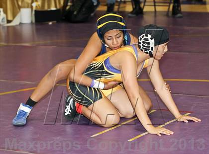 Thumbnail 1 in CIF State Girls Wrestling Championships (Round 4) photogallery.