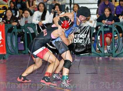 Thumbnail 3 in CIF State Girls Wrestling Championships (Round 4) photogallery.