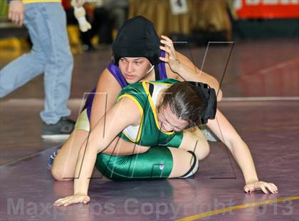 Thumbnail 1 in CIF State Girls Wrestling Championships (Round 4) photogallery.