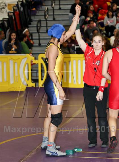 Thumbnail 2 in CIF State Girls Wrestling Championships (Round 4) photogallery.