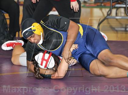 Thumbnail 1 in CIF State Girls Wrestling Championships (Round 4) photogallery.