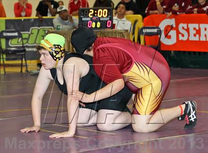 Thumbnail 1 in CIF State Girls Wrestling Championships (Round 4) photogallery.