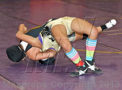 Thumbnail 1 in CIF State Girls Wrestling Championships (Round 4) photogallery.