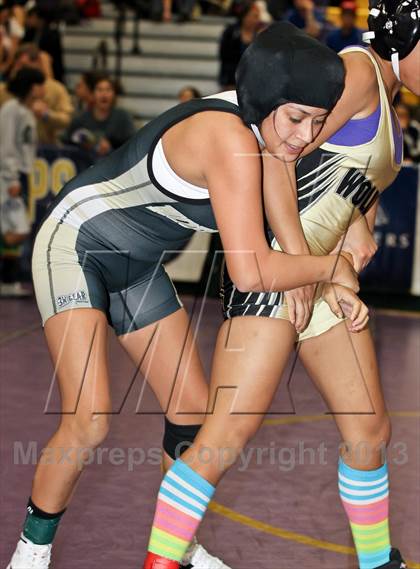 Thumbnail 2 in CIF State Girls Wrestling Championships (Round 4) photogallery.