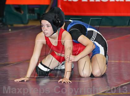 Thumbnail 3 in CIF State Girls Wrestling Championships (Round 4) photogallery.