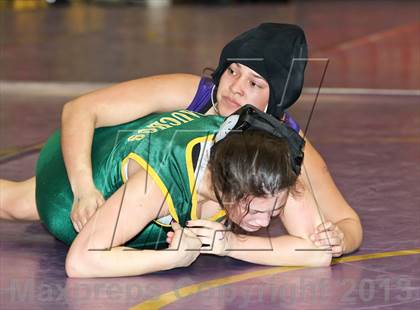 Thumbnail 2 in CIF State Girls Wrestling Championships (Round 4) photogallery.