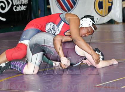 Thumbnail 1 in CIF State Girls Wrestling Championships (Round 4) photogallery.