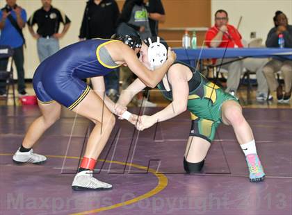 Thumbnail 2 in CIF State Girls Wrestling Championships (Round 4) photogallery.