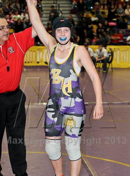 Thumbnail 1 in CIF State Girls Wrestling Championships (Round 4) photogallery.