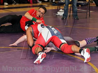 Thumbnail 3 in CIF State Girls Wrestling Championships (Round 4) photogallery.