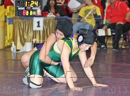 Thumbnail 3 in CIF State Girls Wrestling Championships (Round 4) photogallery.