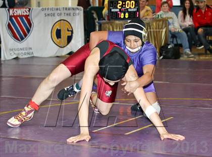 Thumbnail 2 in CIF State Girls Wrestling Championships (Round 4) photogallery.