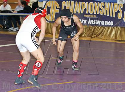 Thumbnail 3 in CIF State Girls Wrestling Championships (Round 4) photogallery.