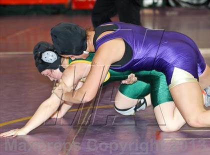 Thumbnail 3 in CIF State Girls Wrestling Championships (Round 4) photogallery.