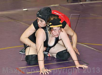 Thumbnail 1 in CIF State Girls Wrestling Championships (Round 4) photogallery.