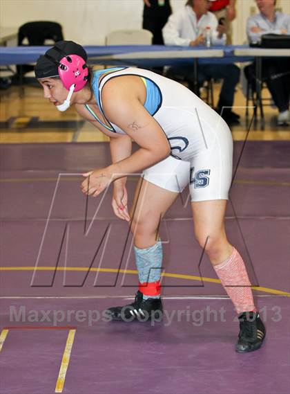 Thumbnail 3 in CIF State Girls Wrestling Championships (Round 4) photogallery.