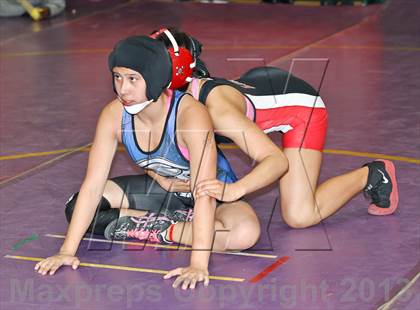 Thumbnail 3 in CIF State Girls Wrestling Championships (Round 4) photogallery.