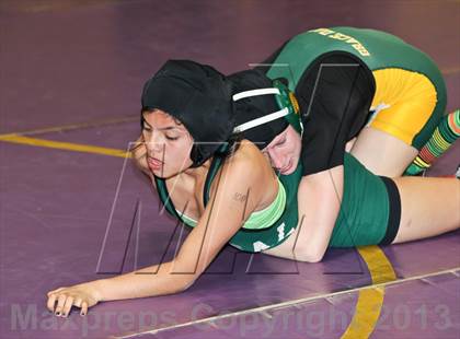 Thumbnail 3 in CIF State Girls Wrestling Championships (Round 4) photogallery.