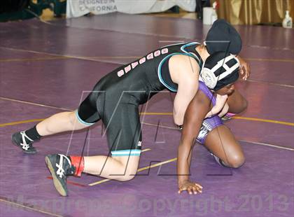 Thumbnail 3 in CIF State Girls Wrestling Championships (Round 4) photogallery.