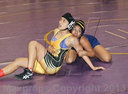 Thumbnail 2 in CIF State Girls Wrestling Championships (Round 4) photogallery.