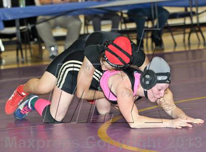 Thumbnail 2 in CIF State Girls Wrestling Championships (Round 4) photogallery.