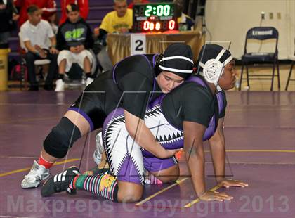 Thumbnail 2 in CIF State Girls Wrestling Championships (Round 4) photogallery.