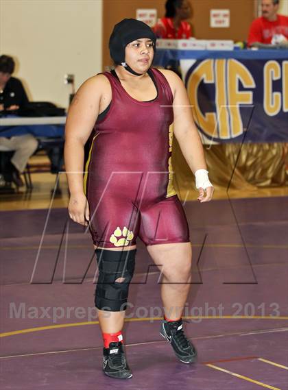 Thumbnail 2 in CIF State Girls Wrestling Championships (Round 4) photogallery.